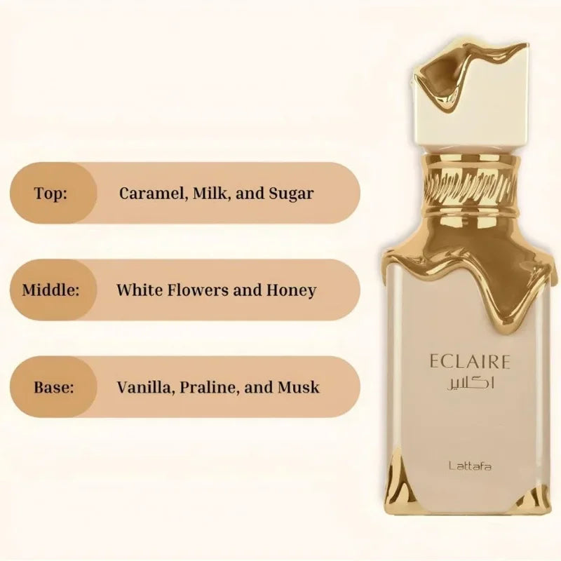 6ml/100ml fragrância árabe perfume doce baunilha sensual colônia spray corporal fragrância duradoura feromônio árabe eau de parfum presente